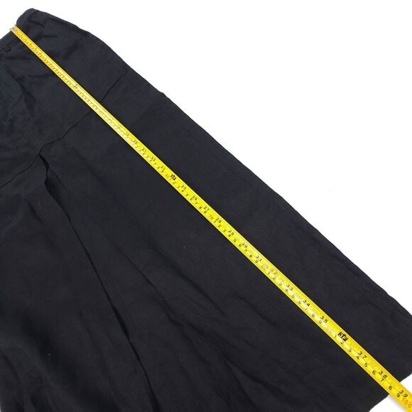 NEW Reformation Tazz Maxi Linen Skirt Black 90s Quiet Luxury Old Money Minimal 2 - Picture 4 of 7